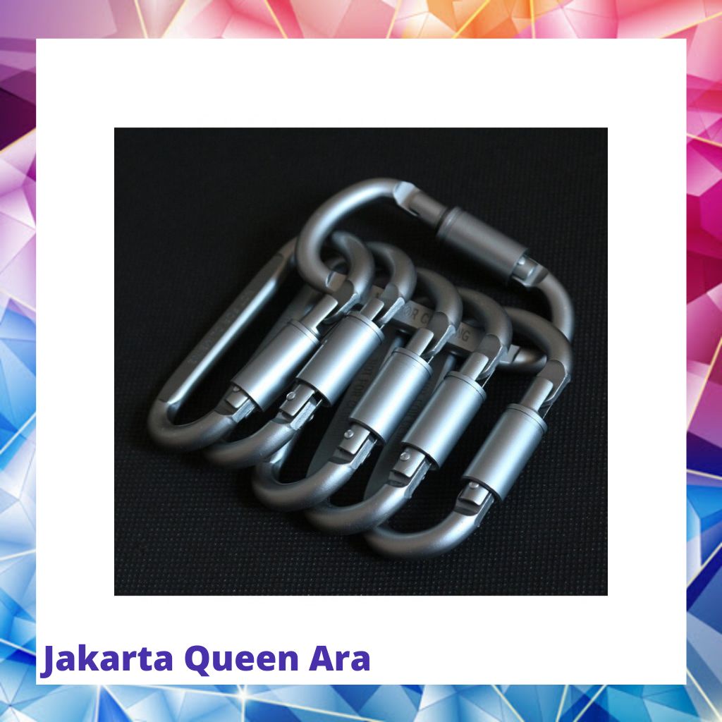 LIXADA Quickdraw Carabiner Gantungan Tas Aluminium - AT760