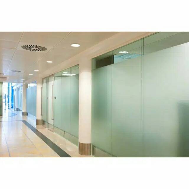 Stiker kaca motif kaca es