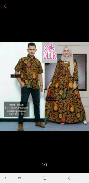 Maura Couple - Sania Ruffle Batik Couple Ori Ndoro Jowi Dnt Garansi Termurah Shopee - Solo