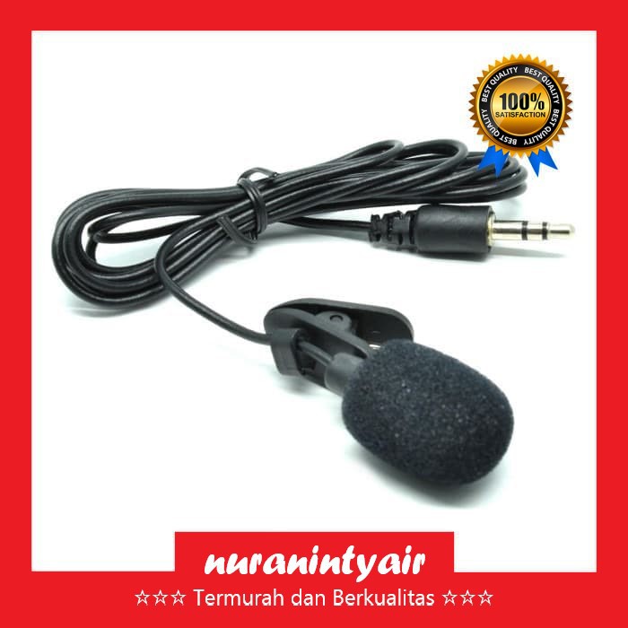 3.5mm Microphone with Clip for Smartphone / Laptop / Tablet