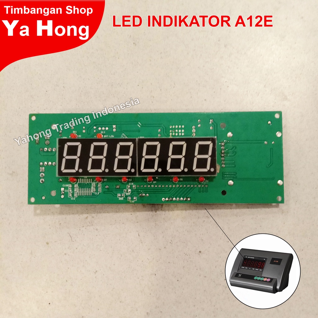 LED Indikator Timbangan Digital A12E