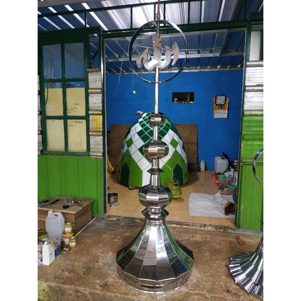 MAKARA KUBAH/VARIASI KUBAH/PUCUK KUBAH/KUBAH MENARA STAINLESS STEEL