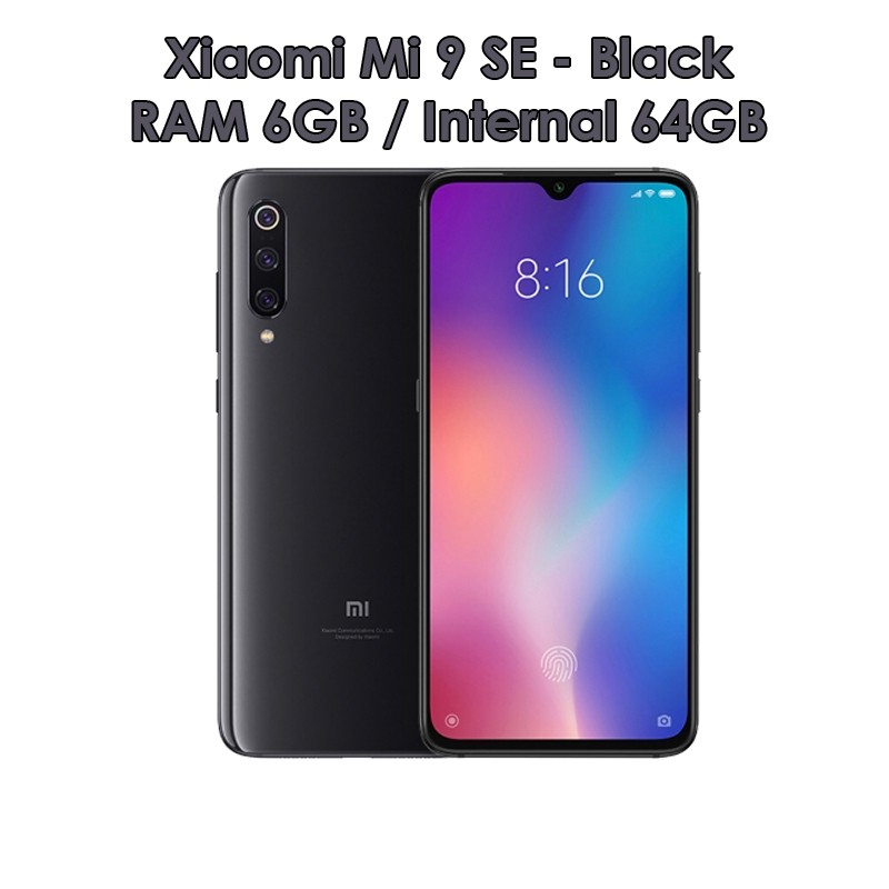 Xiaomi Mi 9 SE - 6GB 64GB (6/64) - Black - Baru NEW - Distributor