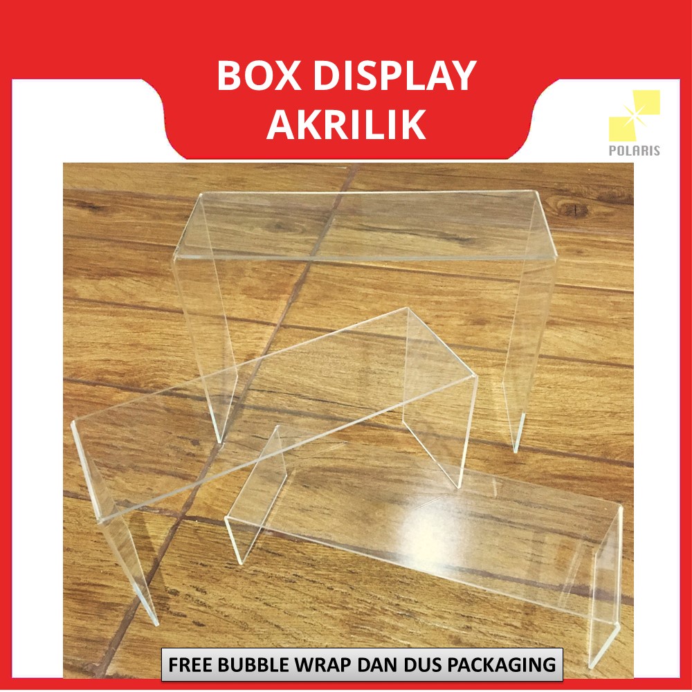 ACRYLIC STAND DISPLAY ACTION FIGURE-TEMPAT DISPLAY SUSUN UNTUK GELANG/AKSESORIS/JAM/PERHIASAN-DISPLAY RAK KOSMETIK DAN SKINCARE AKRILIK