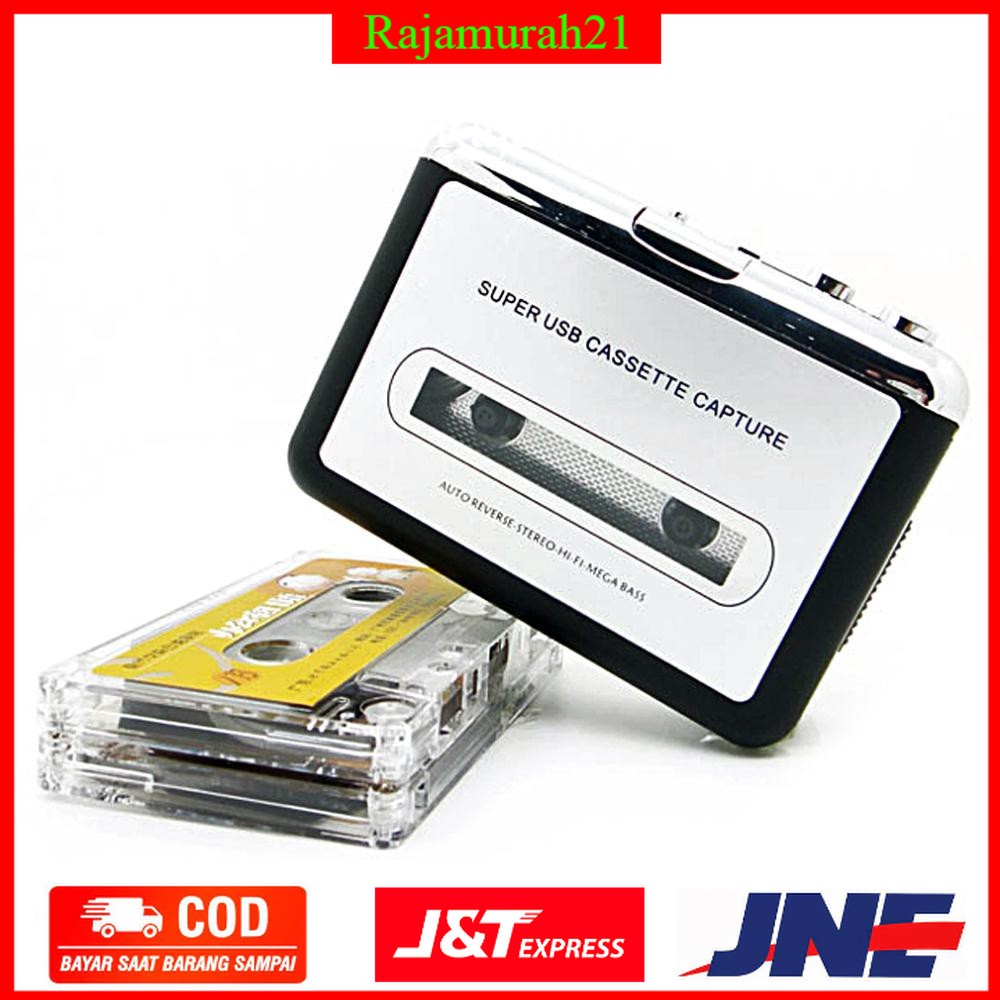 PROMO Ezcap Konverter Kaset Tape USB Cassette Capture MP3 Player - 2182 - Silver