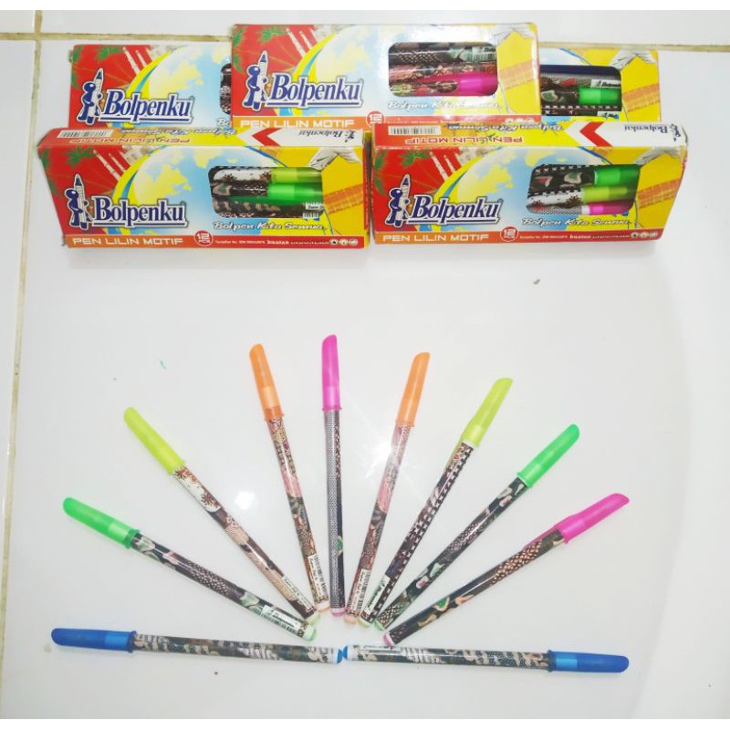 

[Jual Satuan] Pulpen Murah dengan Tinta warna Hitam ketebalan 0,5mm Merk Bolpenku Alat Tulis
