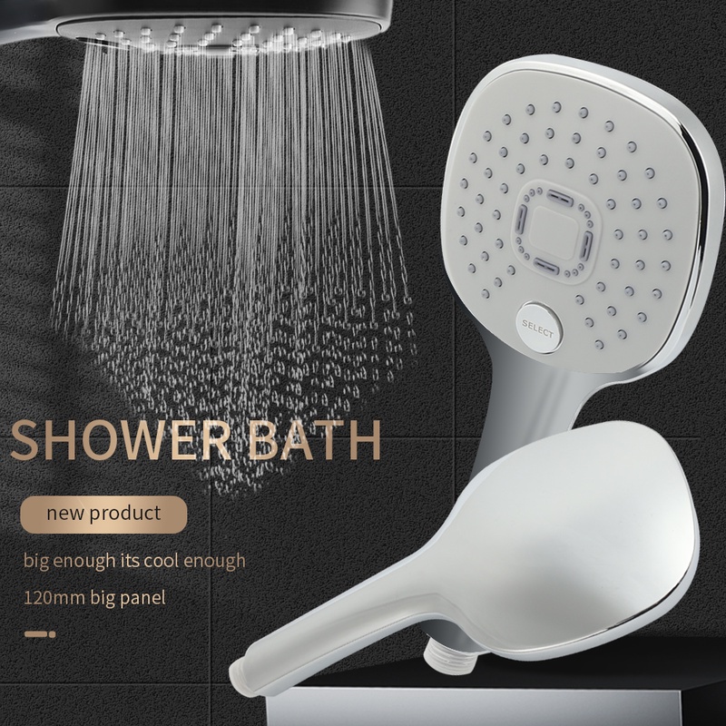 Kepala Shower Model Genggam Tekanan Tinggi Hemat Air Dengan 3 Mode