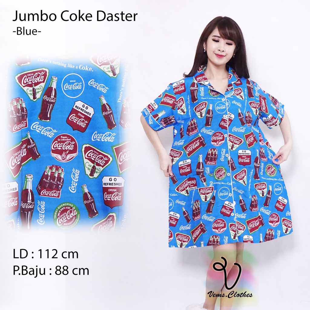 Jumbo Baju Tidur Daster Coke JDST - Lengan Pendek