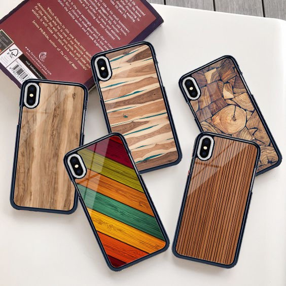 [P99]Phone Case Wood 2D For All Type