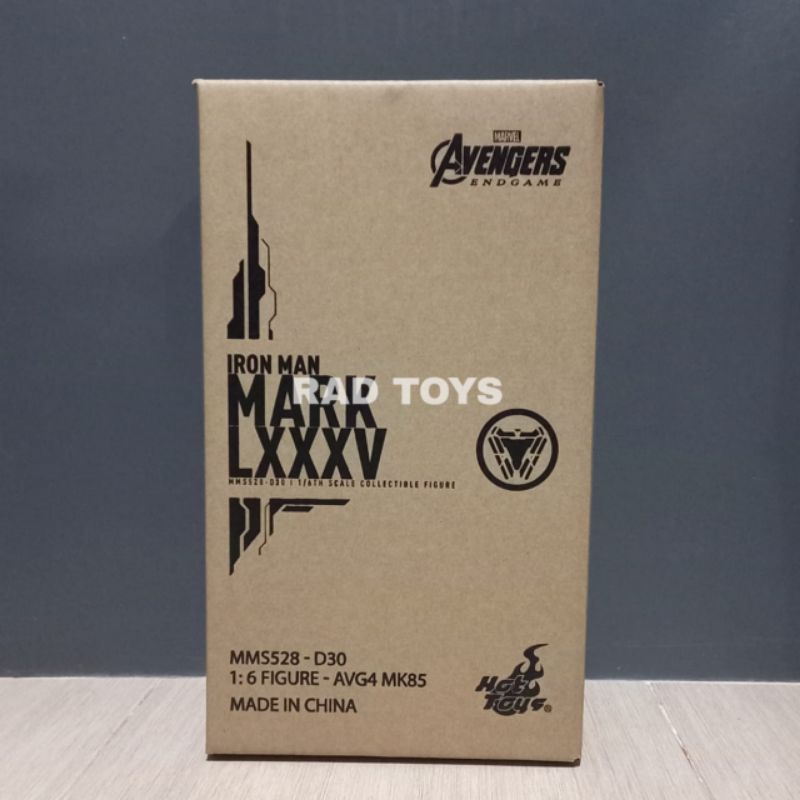 Iron man mark 85 avengers endgame hot toys ironman mk lxxxv
