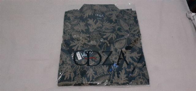 Odza Classic Baju Batik Pria Model Slimfit Pendek Arya