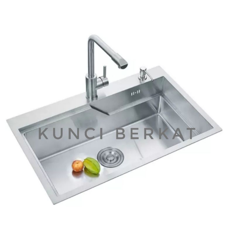 Kitchen Sink 1 lubang Minimalis/Bak Cuci Piring/1 Bowl