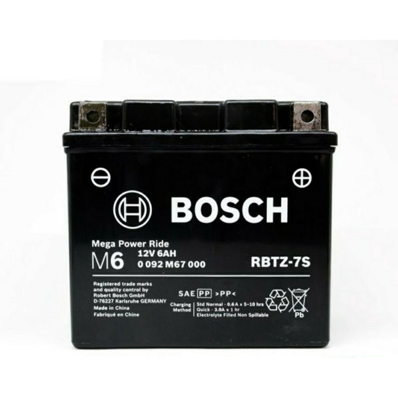 Aki kering motor Bosch RBTZ7S