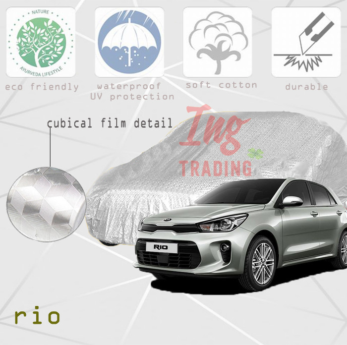 Cover Sarung Mobil RIO Waterproof 3 Layer Protection