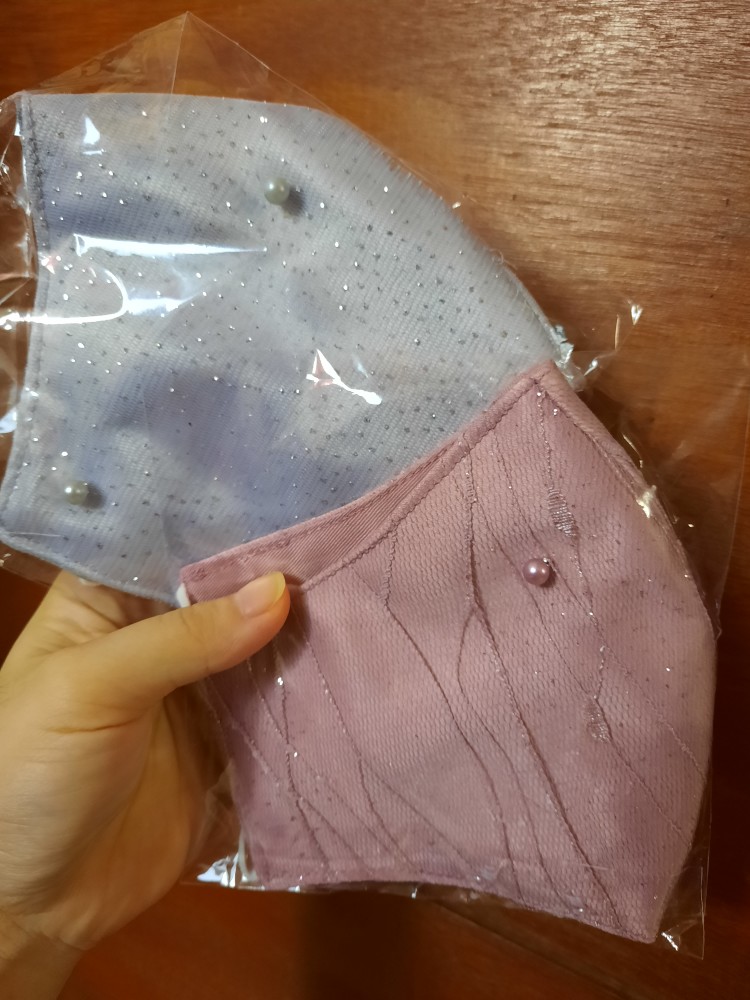 Rooty Tulle Mask • Masker Kain 3ply Pastel• Masker Pearl • Makser Lace • Masker Brokat 3ply Reusable