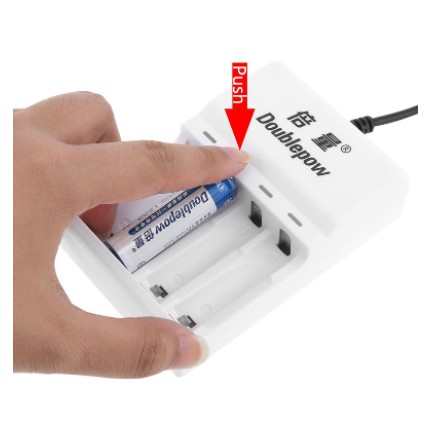 [BATERAI] - Charger Baterai 4 slot AA/AAA + 4 PCS AA Battery 1200mAh - EPC-BTY-14M