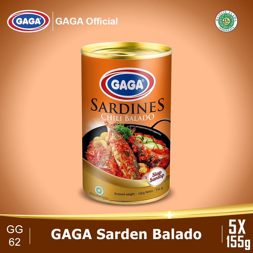 

GAGA Sarden Balado 155g (GG62)
