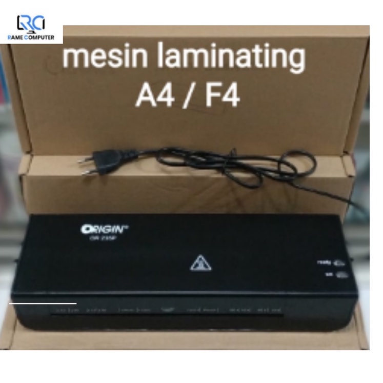 MESIN LAMINATING ORIGIN A4 / F4 - Laminator - Laminasi Ukuran A4 / Ktp