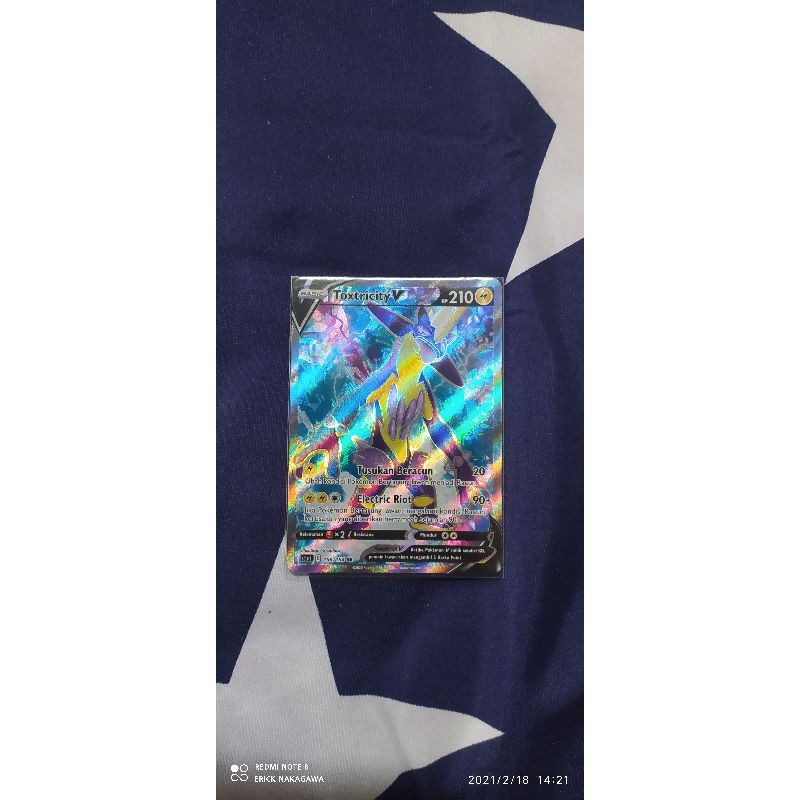 kartu pokemon bahasa Indonesia toxtricity V SR