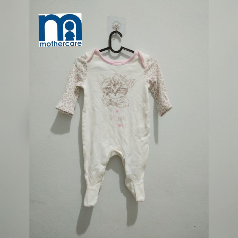 Sleepsuit Piyama bayi Mothercare preloved New born 0-4 bulan