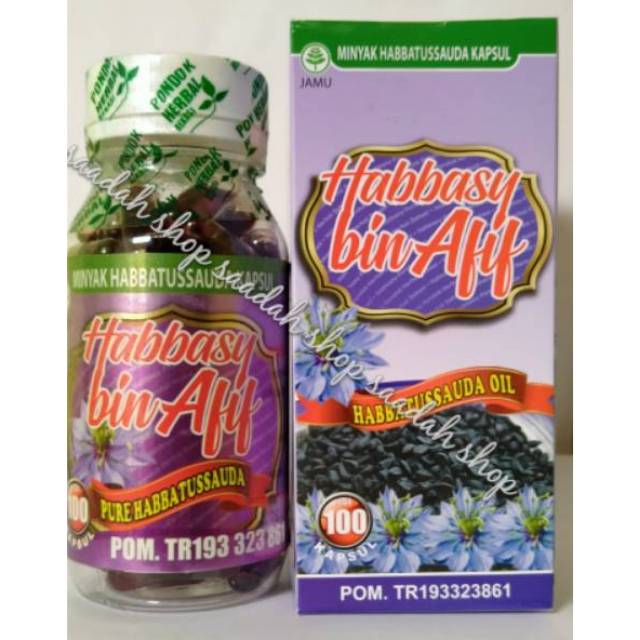 

habbasy pondok herbal minyak habbatu sauda habatusauda 100 kapsul