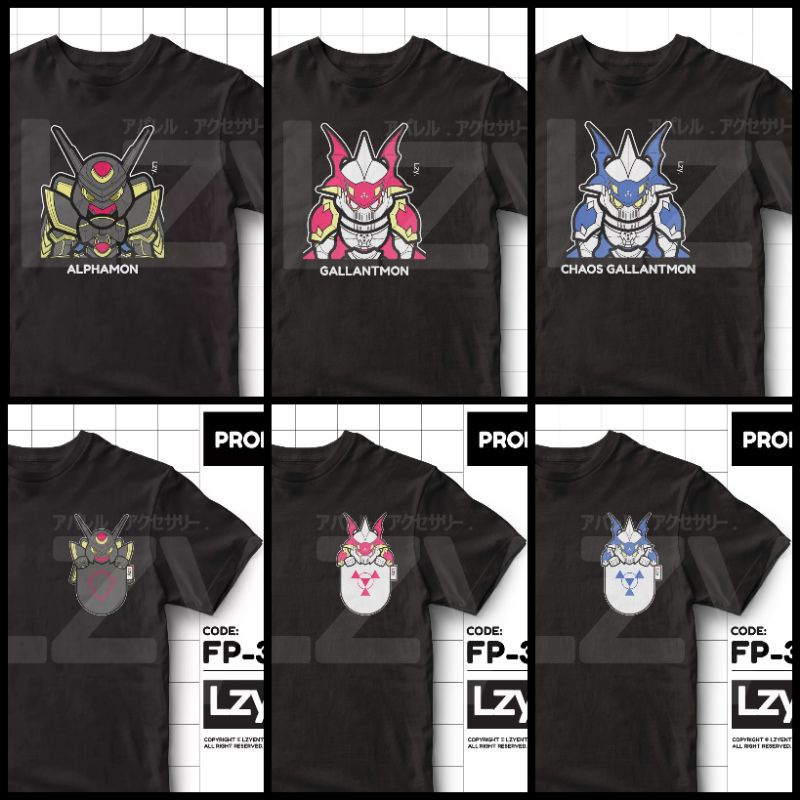 [PRE-ORDER] KAOS DIGIMON ALPHAMON / GALLANTMON / CHAOS GALLANTMON Design by LZY