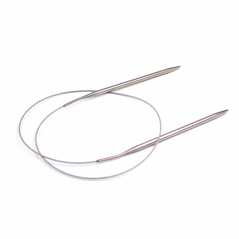 CIRCULAR Stainless Knitting Needle / Jarum Knitting Stainless - PCS