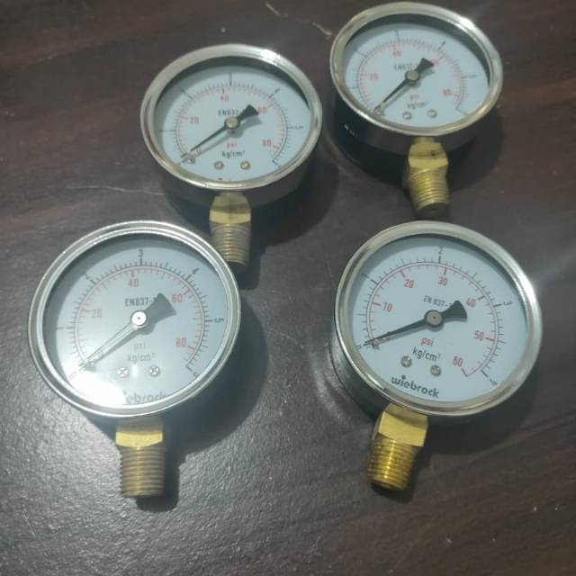 Manometer setrika uap boiler laundry pengukur tekanan uap setrika uap boiler laundry