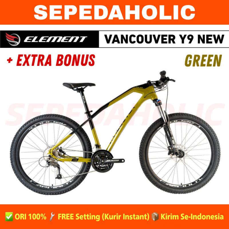 Sepeda Gunung MTB ELEMENT POLICE VANCOUVER Y9 New Alloy 27.5 Inch
