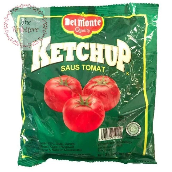 

Del Monte Saus Tomat Sachet Delmonte Tomato Sauce isi 24 Sachets