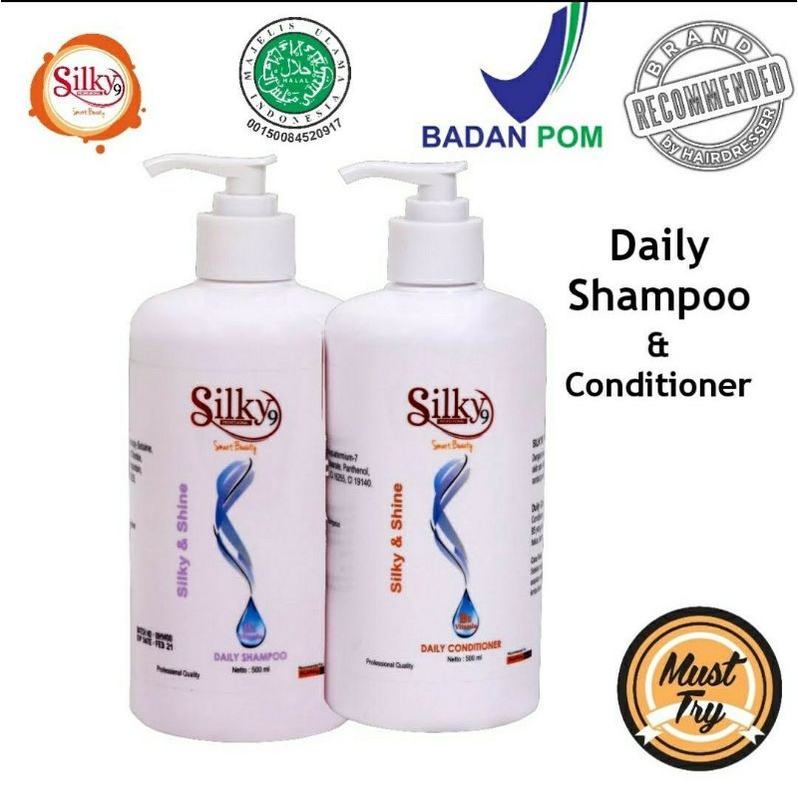 SILKY9 PRO Paket Shampoo + Conditioner 500ml
