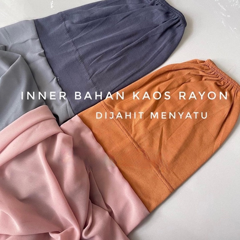 TERMURAH PASHMINA INNER / PASHMINA 2in1 inner / PASHMINA INNER CERUTY BABYDOLL / PASHMINA INSTANT / PASHMINA + INNER / Pasmina Inner / Pasmina instant GMJ