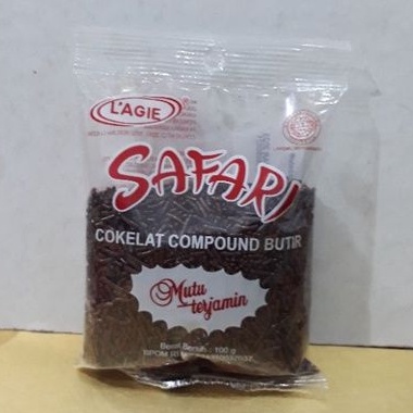 

Safari Cokelat Compound Butir 100 g