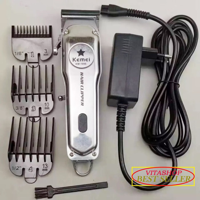 KM-1996 MESIN ALAT CUKUR RAMBUT CAS HAIR CLIPPER CHARGER