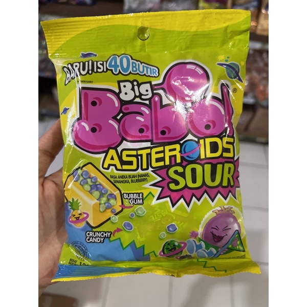 

permen karet big babol asteroids 128gr