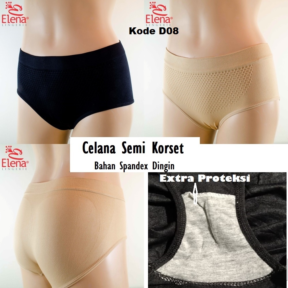 Celana Dalam High Waist Lembut - Briefs - Elastis / CD Munafie Slimming D08 &amp; CDP02
