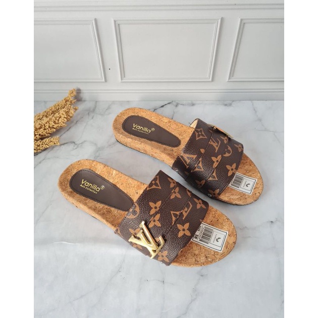 ABBUSHOES Us 103 sendal sol puyuh terbaru mariana 3cm