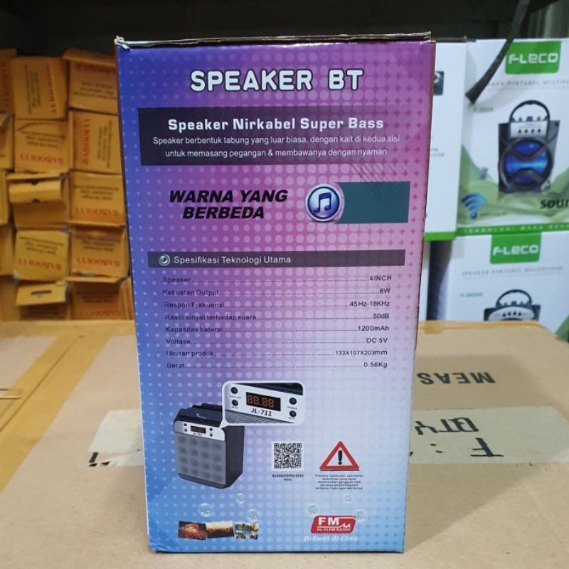 Speaker suara bass mantap Speaker Bluetooth Jinlong JL 711