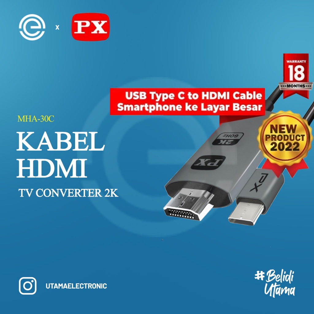 PX Kabel HDMI TV Converter 2K - PX MHA-30C