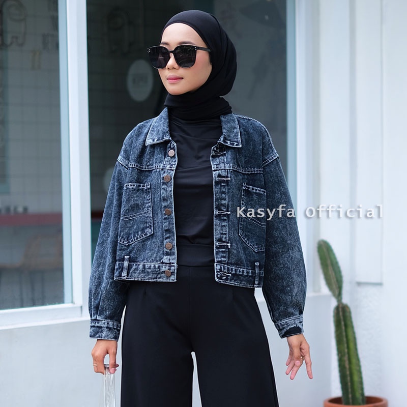 MEIZIA CROP JAKET JEANS