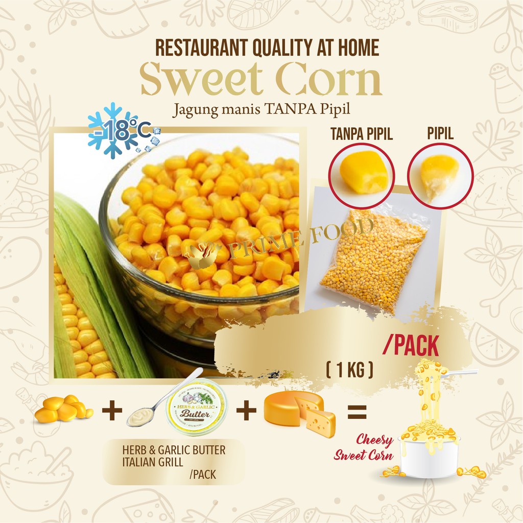 

Sweet corn 1kg MM0106