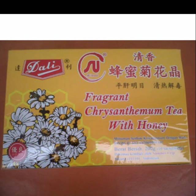 

Teh kembang chrysanthemum with Honey merk Dali kemasan 200gr