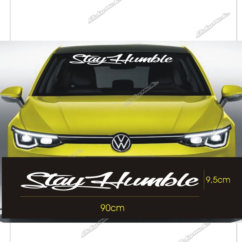 

Cutting sticker STAY HUMBEL stiker kaca mobil depan