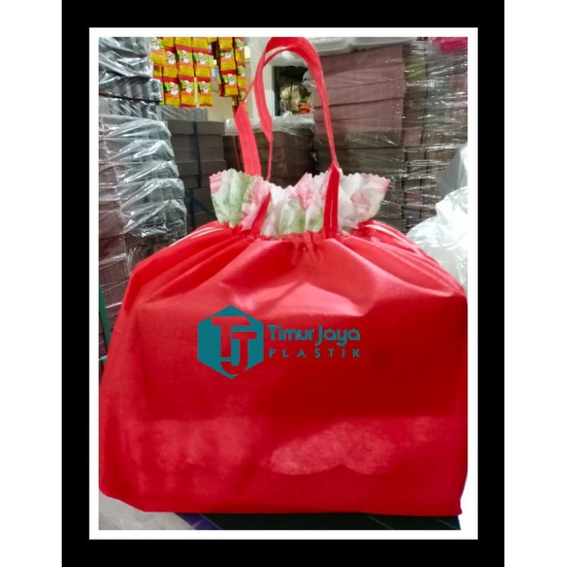 Tas spundbond/tas berkatan/Tas kain nasi kotak serut 22 tebal