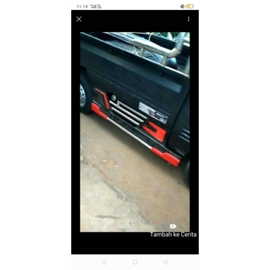 bemper samping/perisay samping untuk ss dan futura bahan plat