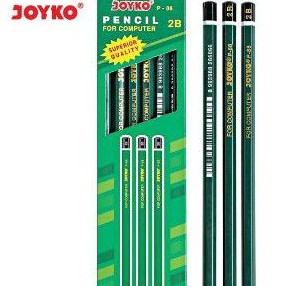 PENCIL 2B JOYKO HIJAU P-88 1PAK ISI12. HARGA GROSIR