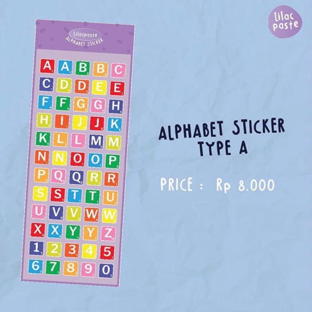 Jual ALPHABET STICKER | Shopee Indonesia