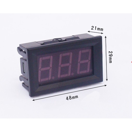 Digital Panel Voltmeter RED Indicator Alarm DC Low High Voltage 3.6-30v Warning Buzzer