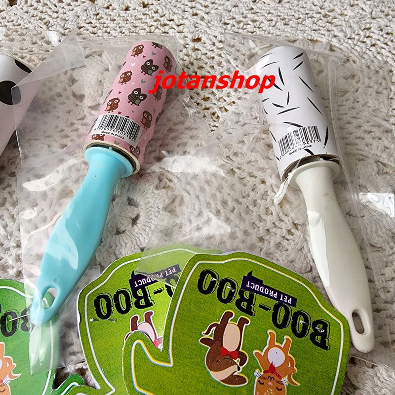 MINI ROLLER PIN LINT PET ROL PEMBERSIH KOTORAN BULU HEWAN KUCING ANJING ROLER