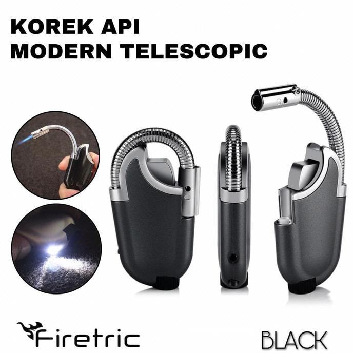 Korek Api Torch Jet Telescopic - Mancis Senter Emergency Firetric